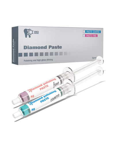 Паста полірувальна для реставрацій DSI Dental Diamond Polishing Paste, 4 г + 4 г