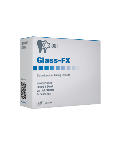 Цемент для фіксації склоіономерний DSI Glass FX Kit, 20г + 15мл + 10мл