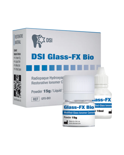 Цемент біосклоіономерний з гідроксіапатитом кальцію DSI Glass FX
