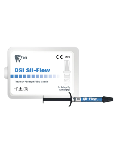 Тимчасовий матеріал для абатментів світлозатверджуваний DSI Sil-Flow, 5 х 2 г Тимчасовий матеріал для абатментів світлозатверджуваний DSI Sil-Flow, 5 х 2 г