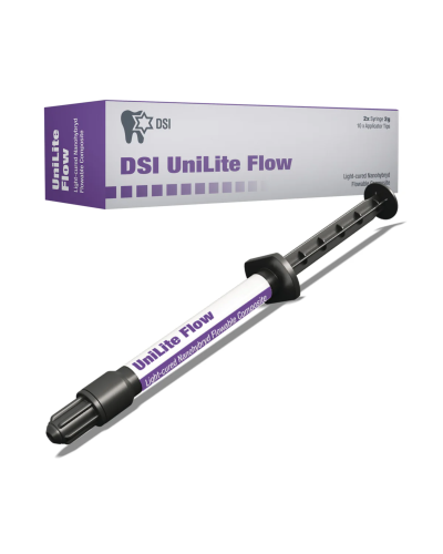 Композит текучий DSI UniLite Flow NanoHybrid LC, 2 шприца.x 2 г, відтінок A1
