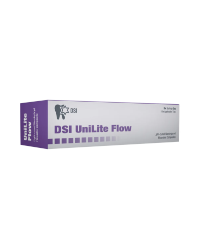 Композит текучий DSI UniLite Flow NanoHybrid LC, 2 шприца.x 2 г, відтінок A1 Композит текучий DSI UniLite Flow NanoHybrid LC, 2 шприца.x 2 г, відтінок A1