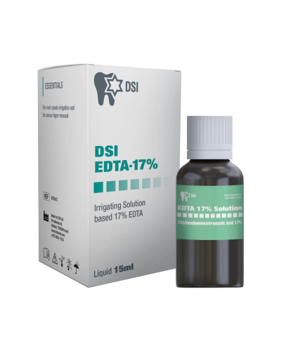 Розчин для хелатування та декальцинації кореневих каналів DSI EDTA 17%, 15 мл.