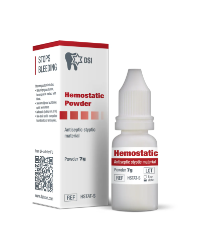Порошок гемостатичний антисептичний DSI Hemostatic Powder Antiseptic, 7 г.