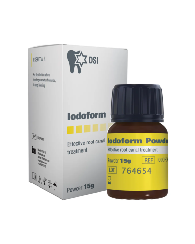 Порошок з йодоформом для лікування кореневих каналів DSI Iodoform Powder 15 г.