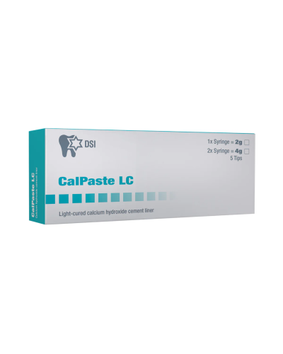 Вкладиш світлозатверджуваний на основі гідроксиду кальцію, DSI CalPaste LC, 2г.