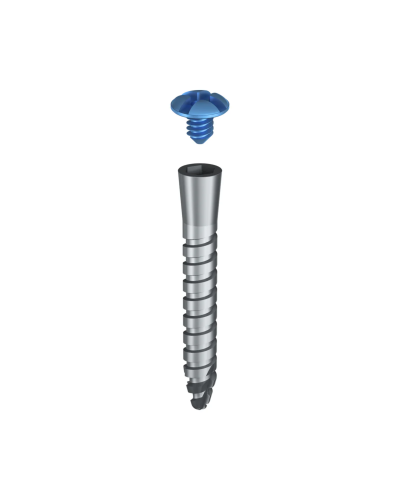 Гвинт тентовий з заглушкою для фіксації мембран DSI New Tenting 2-component Screw ⌀2,0 мм., довжина 12 мм., 1 шт.