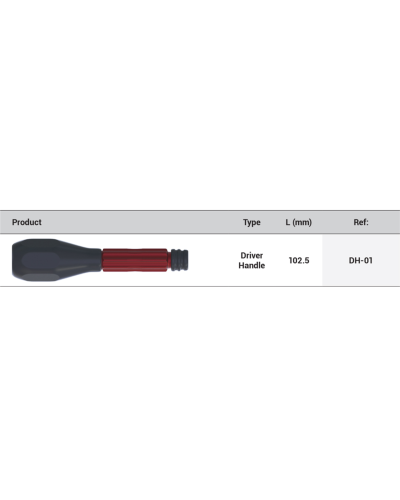 Ручка викрутки для кісткових гвинтів та пінів DSI GBR Bone Screw Manual Driver Handle Tool