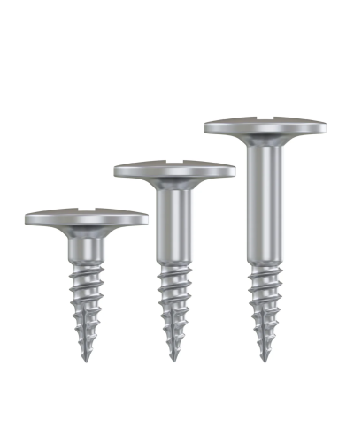 Гвинт для фіксації мембран з напіврізьбою DSI Surgical Half-Thread Tenting Screw ⌀1.5 мм., довжина 10 мм., 1 шт.