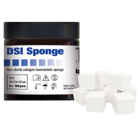 Гемостатична губка DSI Sponge,  Куб 10x10х10 мм.