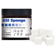 Гемостатична губка DSI Sponge,  Куб 10x10х10 мм.
