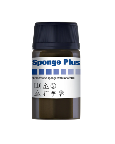 Гемостатична губка з йодоформом DSI Sponge Plus with iodoform, Куб 10x10х10 мм. Гемостатична губка з йодоформом DSI Sponge Plus with iodoform, Куб 10x10х10 мм.