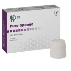 Колагенова губка DSI Pure Sponge,  Циліндр ⌀8x7 мм.