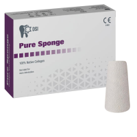 Колагенова губка DSI Pure Sponge,  Циліндр ⌀8x14 мм.