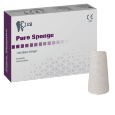 Колагенова губка DSI Pure Sponge,  Циліндр ⌀8x14 мм.