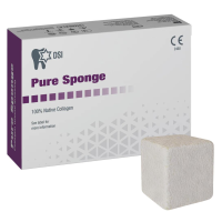 Колагенова губка DSI Pure Sponge,  Куб 10x10 мм.
