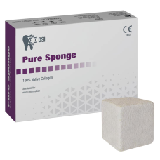 Колагенова губка DSI Pure Sponge,  Куб 10x10 мм.