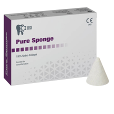 Колагенова губка  DSI Pure Sponge,  Конус ⌀4x7 мм.