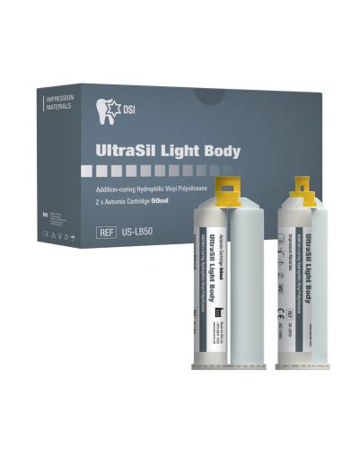 Відбитковий матеріал DSI UltraSil Light BodyWash Impression VPS, Картридж 2x50мл