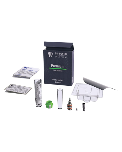 Імплантат DSI Premium Spiral Implant Line RP, Hex 2.42, внутрішній шестигранник, ⌀ 3.5-6.0
