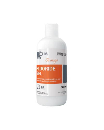 Гель фтористий 1,23% для профілактичного лікування зубів DSI Fluoride Gel, 500мл. Апельсин