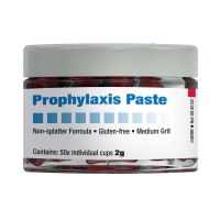 Паста полірувальна абразивна DSI Prophylaxis Abrasive Paste, 50 шт. індивідуальних стаканчиків по 2 г, Вишня