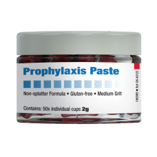 Паста полірувальна абразивна DSI Prophylaxis Abrasive Paste, 50 шт. індивідуальних стаканчиків по 2 г, Вишня