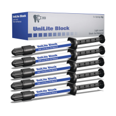 Смола світлового затвердіння DSI UniLite Block-Out, 5 шприців по 2 г.