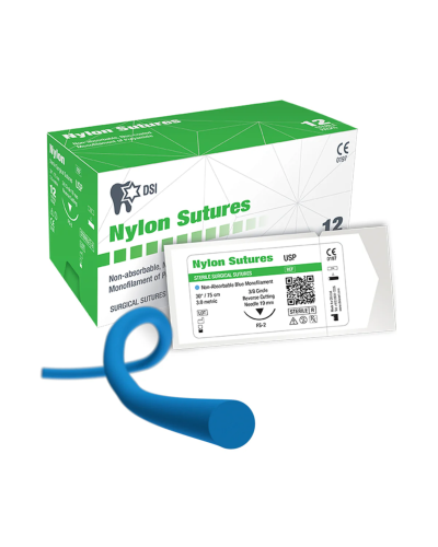 Хірургічний шовний матеріал Нейлон DSI Nylon Sutures, USP 5/0