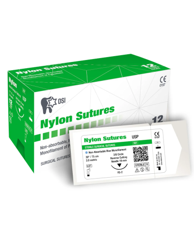 Хірургічний шовний матеріал Нейлон DSI Nylon Sutures, USP 5/0 Хірургічний шовний матеріал Нейлон DSI Nylon Sutures, USP 5/0
