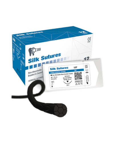 Хірургічний шовний матеріал Шовк DSI Silk Sutures, USP 2/0