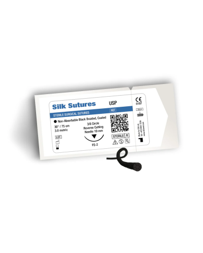 Хірургічний шовний матеріал Шовк DSI Silk Sutures, USP 3/0 Хірургічний шовний матеріал Шовк DSI Silk Sutures, USP 3/0