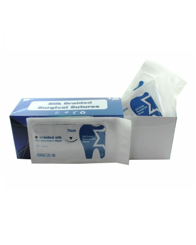 Хірургічний шовний матеріал Шовк DSI Silk Sutures, USP 3/0 Хірургічний шовний матеріал Шовк DSI Silk Sutures, USP 3/0