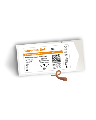 Хірургічний шовний матеріал Кетгут хромований DSI Chromic Catgut Sutures, USP 2/0 Хірургічний шовний матеріал Кетгут хромований DSI Chromic Catgut Sutures, USP 2/0