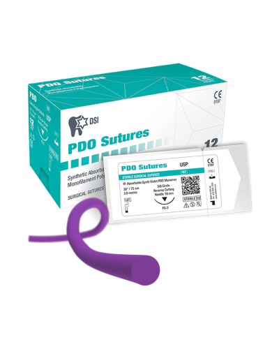 Хірургічний шовний матеріал  Полідіоксанон (ПДO) DSI PDS Polydioxanone Sutures, USP 2/0
