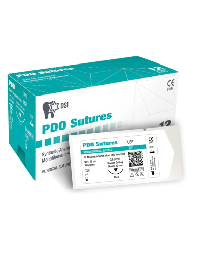 Хірургічний шовний матеріал Полідіоксанон (ПДO) DSI PDS Polydioxanone Sutures, USP 3/0 Хірургічний шовний матеріал Полідіоксанон (ПДO) DSI PDS Polydioxanone Sutures, USP 3/0