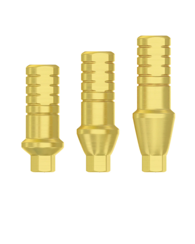 Абатмент титановий прямий DSI Shoulder Straight Abutment, конусне з'єднання NP (2,25 мм), 1 мм