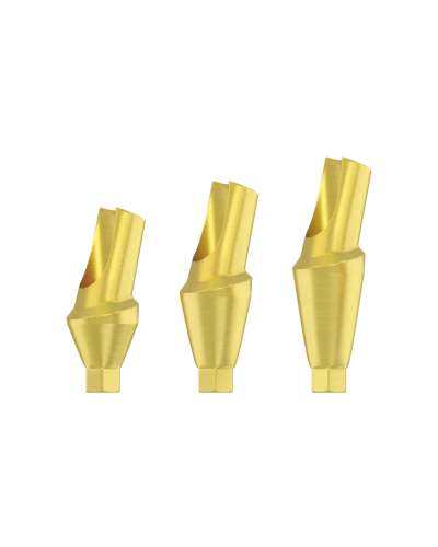 Абатмент титановий кутовий 15° DSI Anatomic Abutment, конусне з'єднання NP (2,25 мм), 1,5 мм