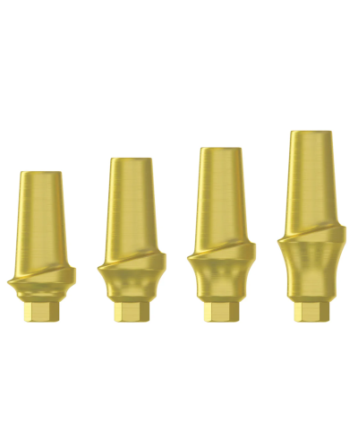 Абатмент титановий прямий DSI Titanium Concave Straight Abutment Hex ⌀2.42, 1 мм Абатмент титановий прямий DSI Titanium Concave Straight Abutment Hex ⌀2.42, 1 мм