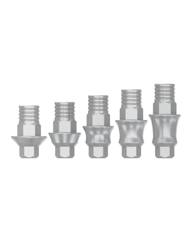 Абатмент анатомічний DSI Ti-Base CAD/CAM внутрішній шестигранник ⌀2.42 (HEX) 2 мм Абатмент анатомічний DSI Ti-Base CAD/CAM внутрішній шестигранник ⌀2.42 (HEX) 2 мм