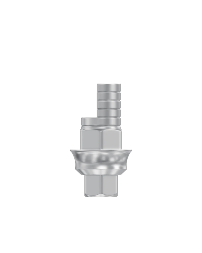 Абатмент анатомічний кутовий 25° DSI Ti-Base CAD/CAM внутрішній шестигранник ⌀2.42 (HEX) 2 мм