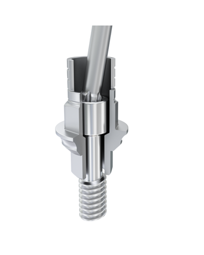 Абатмент анатомічний кутовий 25° DSI Ti-Base CAD/CAM внутрішній шестигранник ⌀2.42 (HEX) 0,5 мм