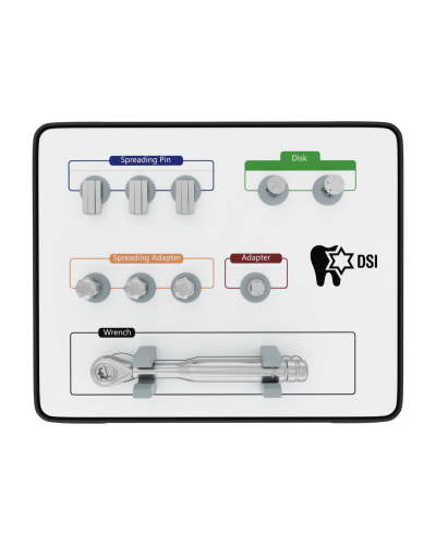Набір для розщеплення та розширення альвеолярного гребеня DSI Bone Spreader Kit Набір для розщеплення та розширення альвеолярного гребеня DSI Bone Spreader Kit
