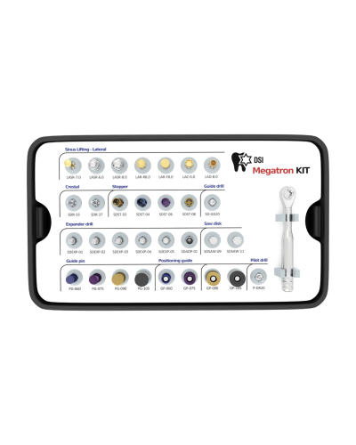Набір для синус-ліфтингу хірургічний універсальний DSI Megatron Universal Surgical Sinus Lift Kit