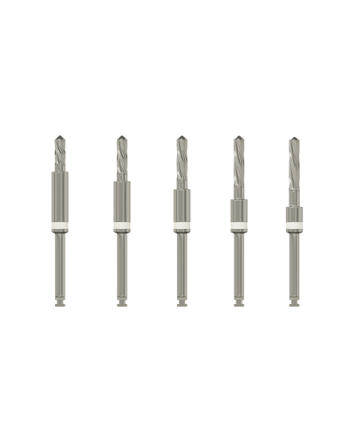 Набір свердел із вбудованим стопором DSI Integral Stopper Drills Kit Silver Drill