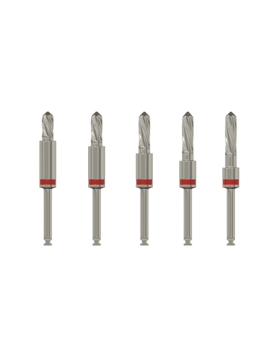 Набір свердел із вбудованим стопором DSI Integral Stopper Drills Kit Silver Drill