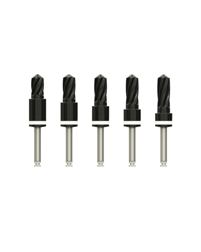 Набір свердел із вбудованим стопором DSI DLC Integral Stopper Drills Kit Набір свердел із вбудованим стопором DSI DLC Integral Stopper Drills Kit