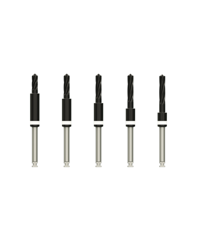 Набір свердел із вбудованим стопором DSI DLC Integral Stopper Drills Kit Набір свердел із вбудованим стопором DSI DLC Integral Stopper Drills Kit