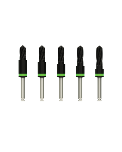 Набір свердел із вбудованим стопором DSI DLC Integral Stopper Drills Kit Набір свердел із вбудованим стопором DSI DLC Integral Stopper Drills Kit